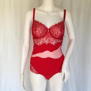 LA PERLA WOMEN BABY DOLLS,  RED COLOR, gi 33